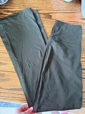 CRZ YOGA Olive Green Boot Cut Flare Yoga Pants